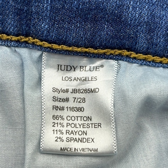 Judy Blue Distressed Skinny Size 7/28 - Picture 9 of 16